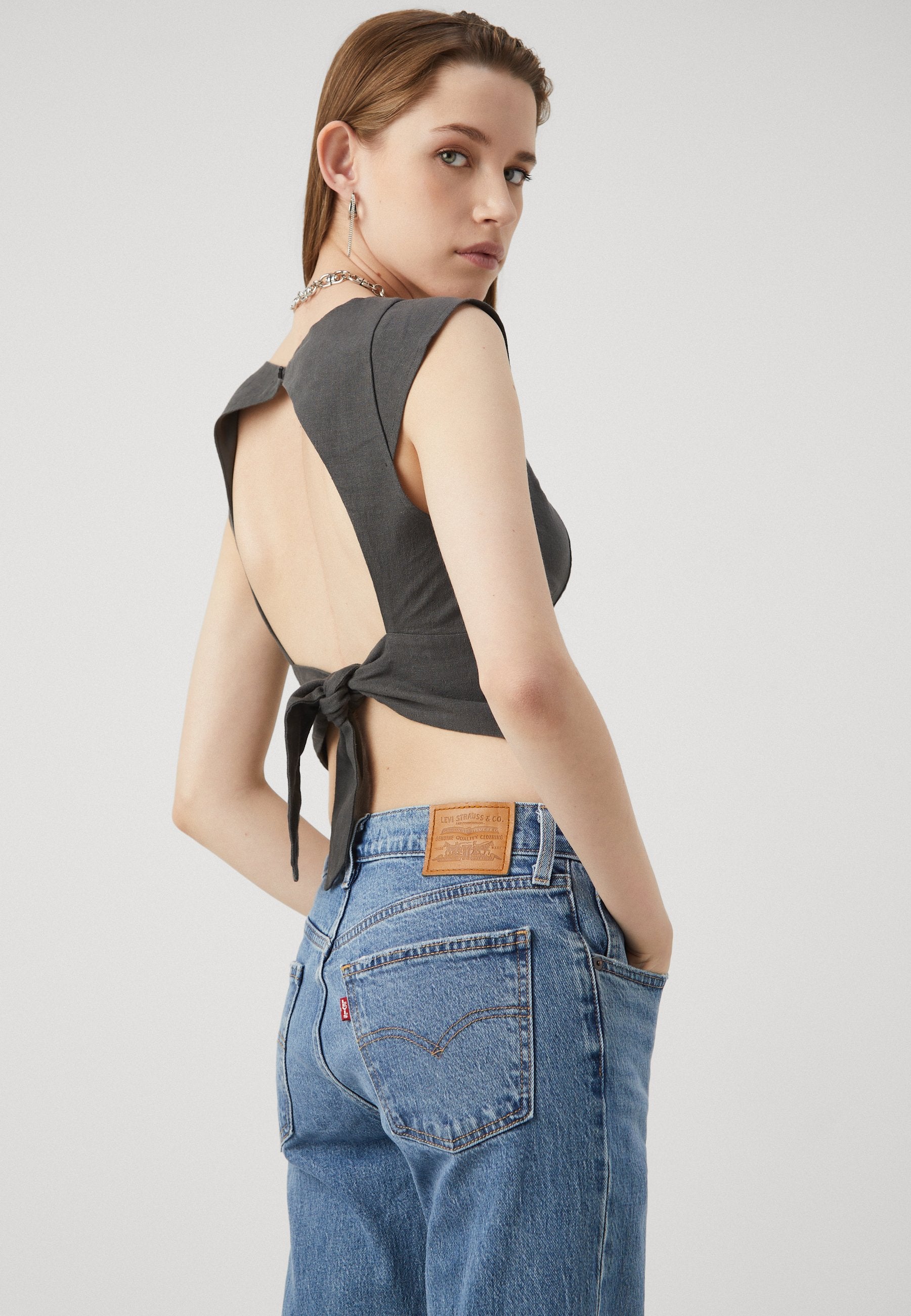 Hollister Co. EMEA SLIM CAP SLEEVE