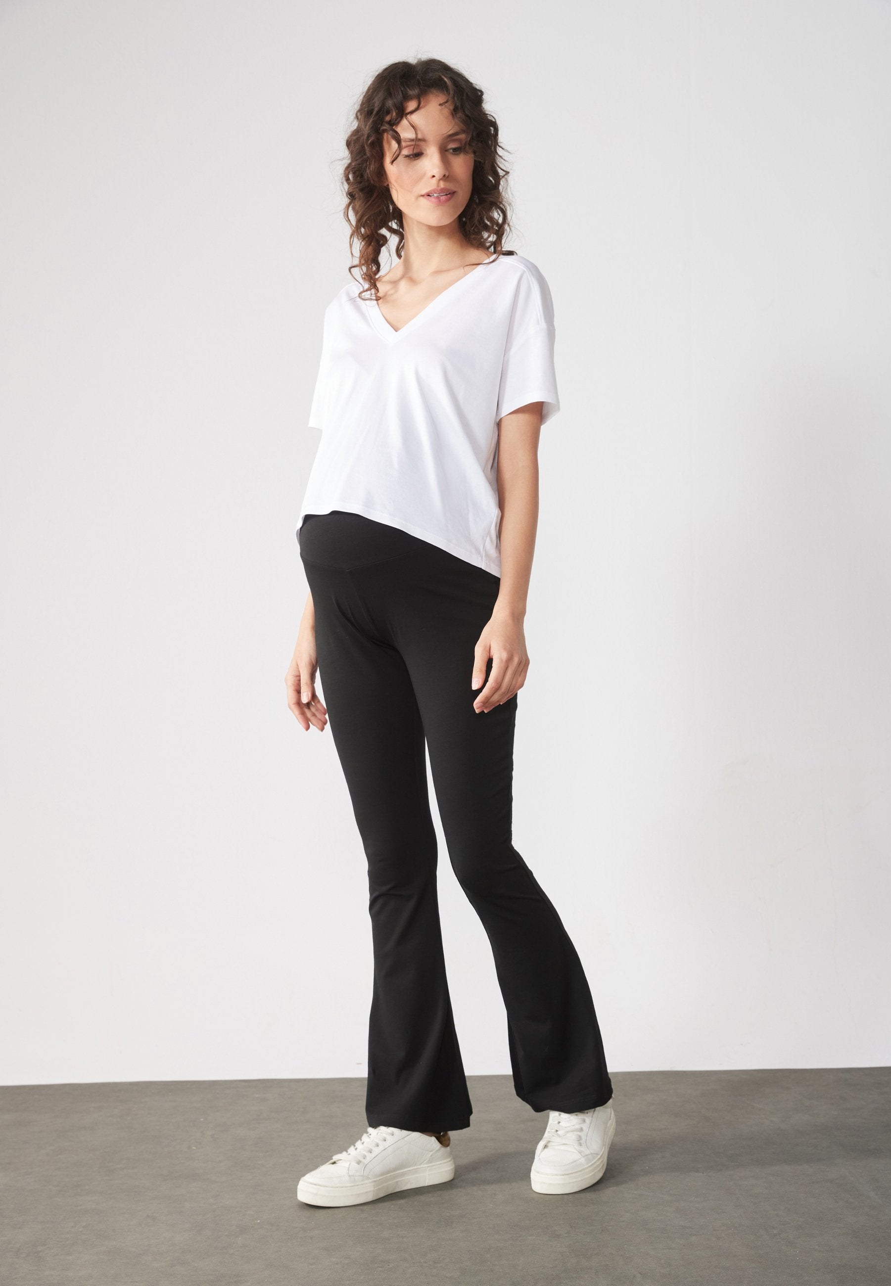 Anna Field MAMA FLARED JERSEY LEGGINGS