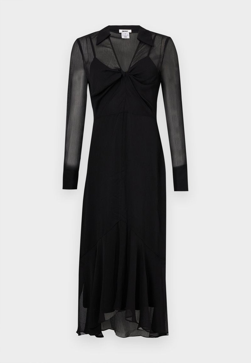 COLLAR KNOT FRONT MIDI Media 1