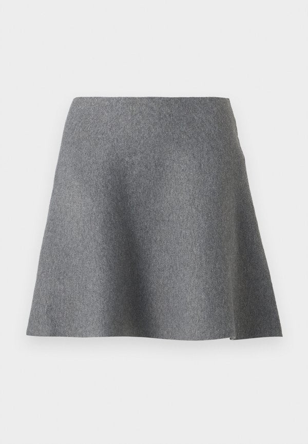 ONLY ONLCOCO LIFE SKATER SKIRT - Mini skirt - medium grey