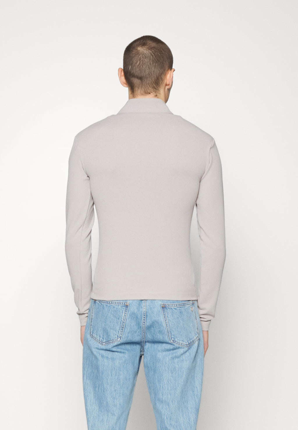 Han Kjøbenhavn LOGO HALF ZIP SHARP LONG SLEEVE