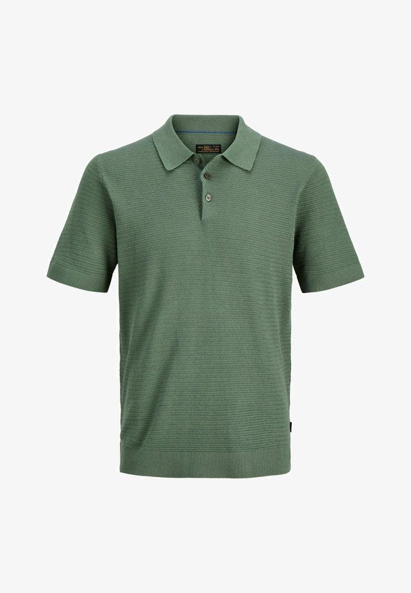 Jack & Jones JPRBLURILEY KNIT POLO SS SN - Polo shirt - laurel wreath