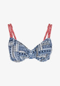 s.Oliver Bikini top - blue