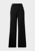 ONLY ONLRINA Regular Fit - Trousers - black detail:gold buttons