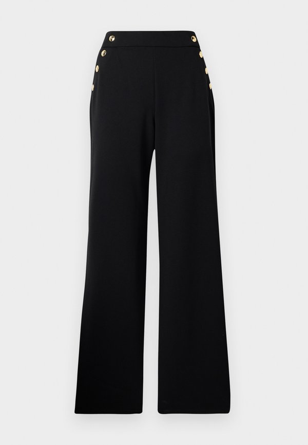 ONLY ONLRINA Regular Fit - Trousers - black detail:gold buttons