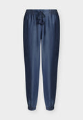 TOM TAILOR LOOSE FIT LOOK - Trousers - blue denim dark wash