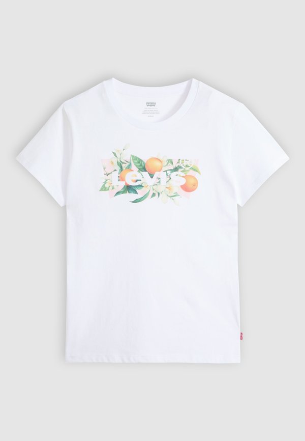 Levi's® THE PERFECT TEE - Print T-shirt - orange farm/bright white