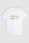 Levi's® THE PERFECT TEE - Print T-shirt - orange farm/bright white