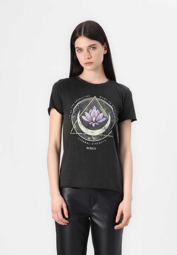 ONLY ONLLUCY REG S/S TOP JRS NOOS - Print T-shirt - schwarz