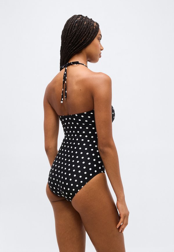 MICHAEL Michael Kors BANDEAU ONE PIECE LOGO RECTANGLE