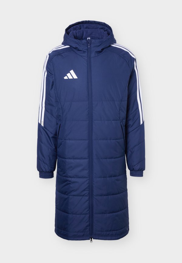 adidas Performance TIRO26 LONG COAT - Winter coat - team navy blue 2/white