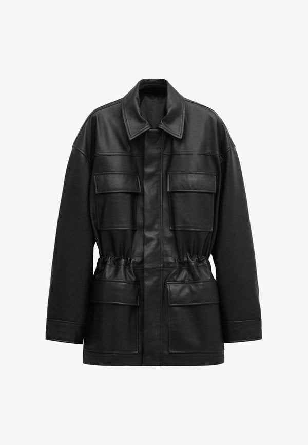 Mango Short coat - black
