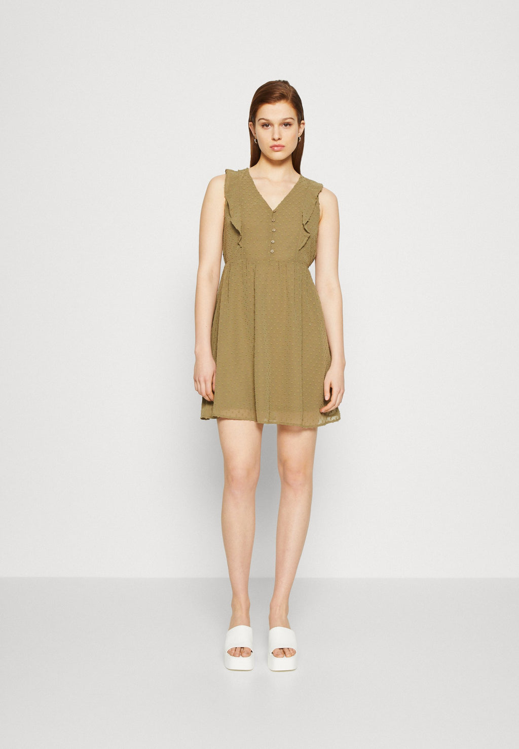 ONLSOF FRILL DOBBY DRESS Media 3