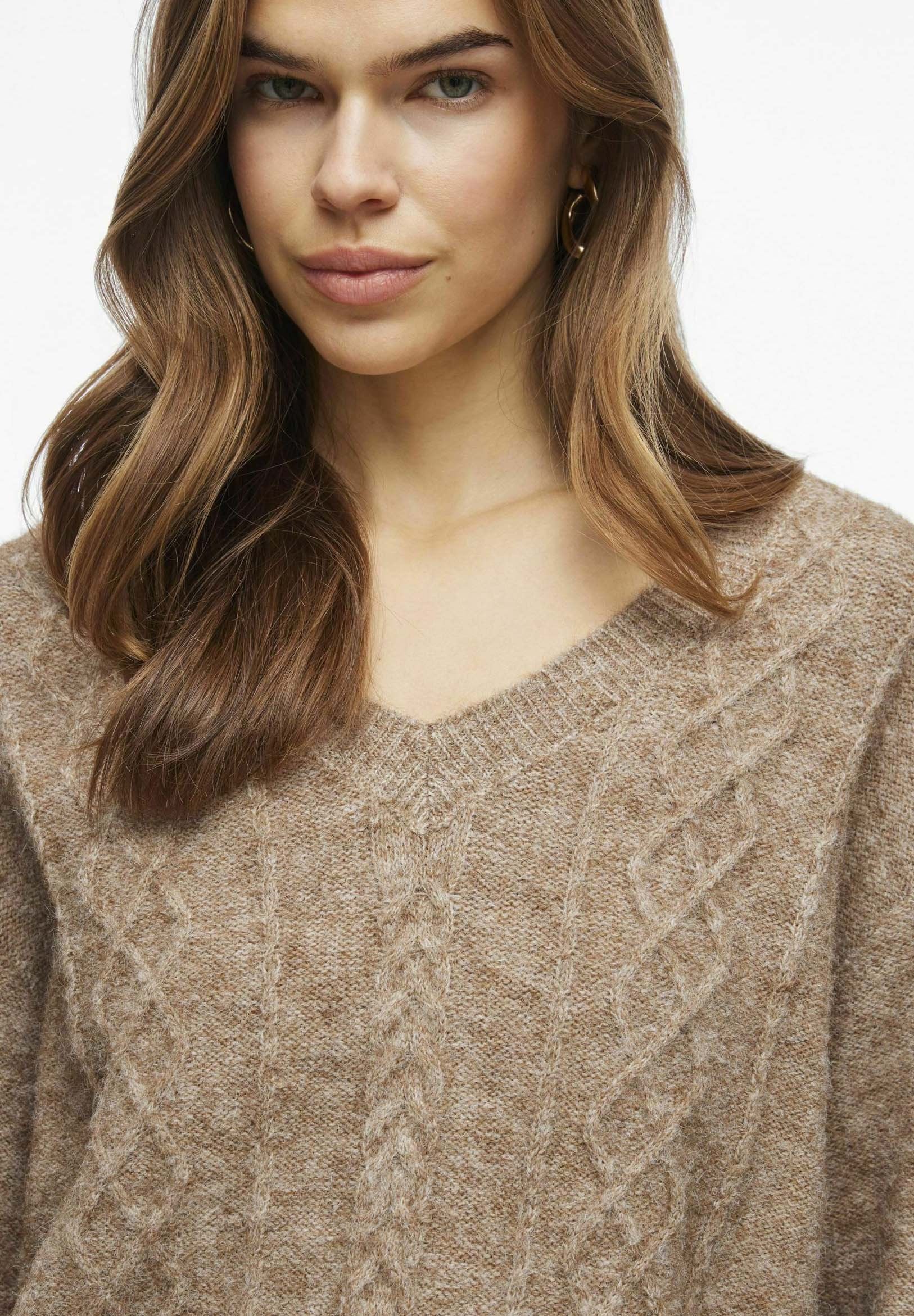 VILA Knitted V-neck