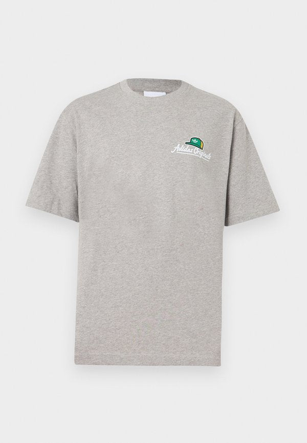 adidas Originals LOOSE GRAPHIC UNISEX - Print T-shirt - medium grey heather