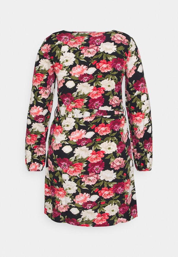 VILA Tall VIFLORA V NECK BELT DRESS