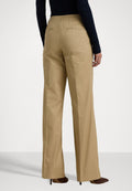 Lauren Ralph Lauren COTTON TWILL HIGH RISE PANT