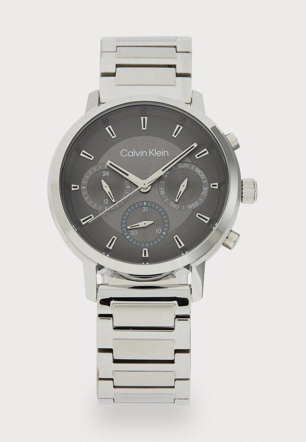 Calvin Klein GAUGE - Chronograph watch - silver-colouredgrey