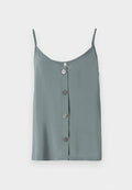 ONLY ONLNELLY LIFE BUTTON SINGLET SOLID - Top - balsam green
