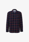 s.Oliver GEMUSTERTES  MIT KENTKRAGEN - Shirt - navy