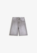 Bershka Denim shorts - grey