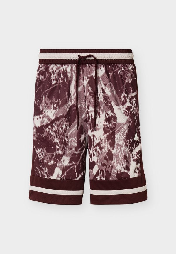 Nike Performance JA - Sports shorts - burgundy crush/metallic silver-coloured