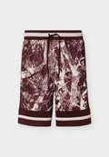 Nike Performance JA - Sports shorts - burgundy crush/metallic silver-coloured