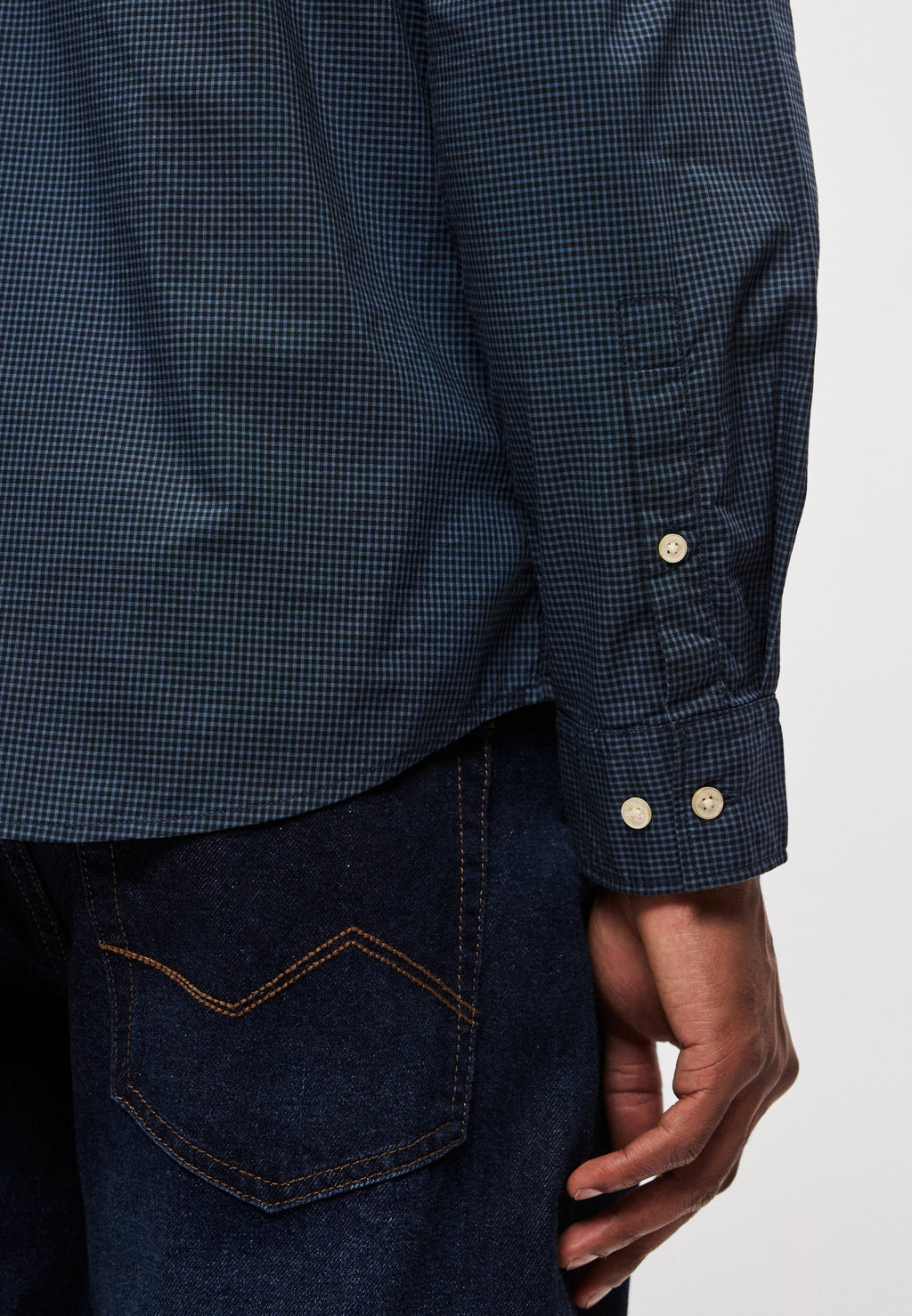 Marc O'Polo LONG SLEEVES ONE RECTANGULAR CHEST POCKET ROUND HEM