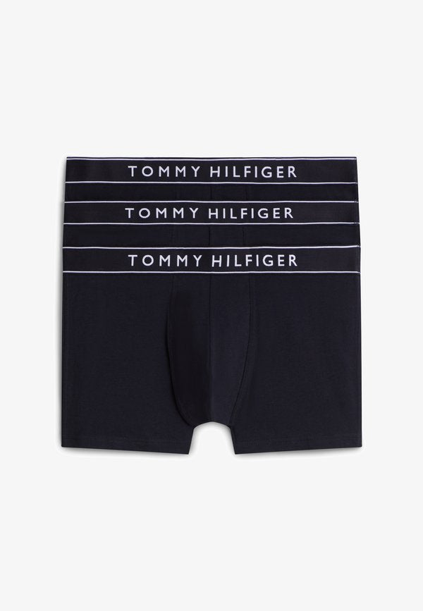 Tommy Hilfiger 3-PACK ESSENTIAL LOGO WAISTBAND TRUNKS - Trunks - navy blue