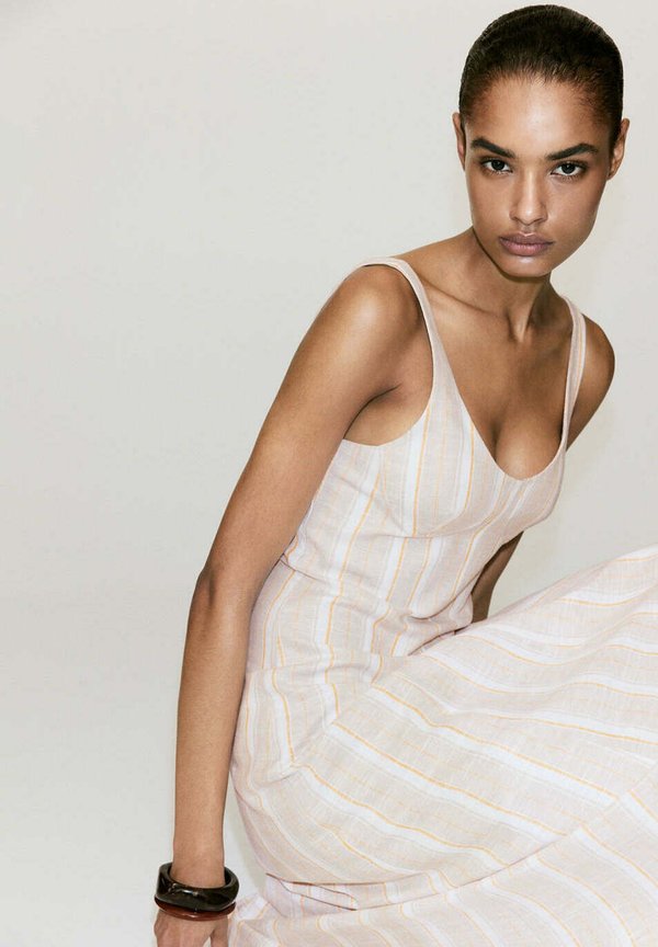Mango ADULT - Maxi dress - light grey