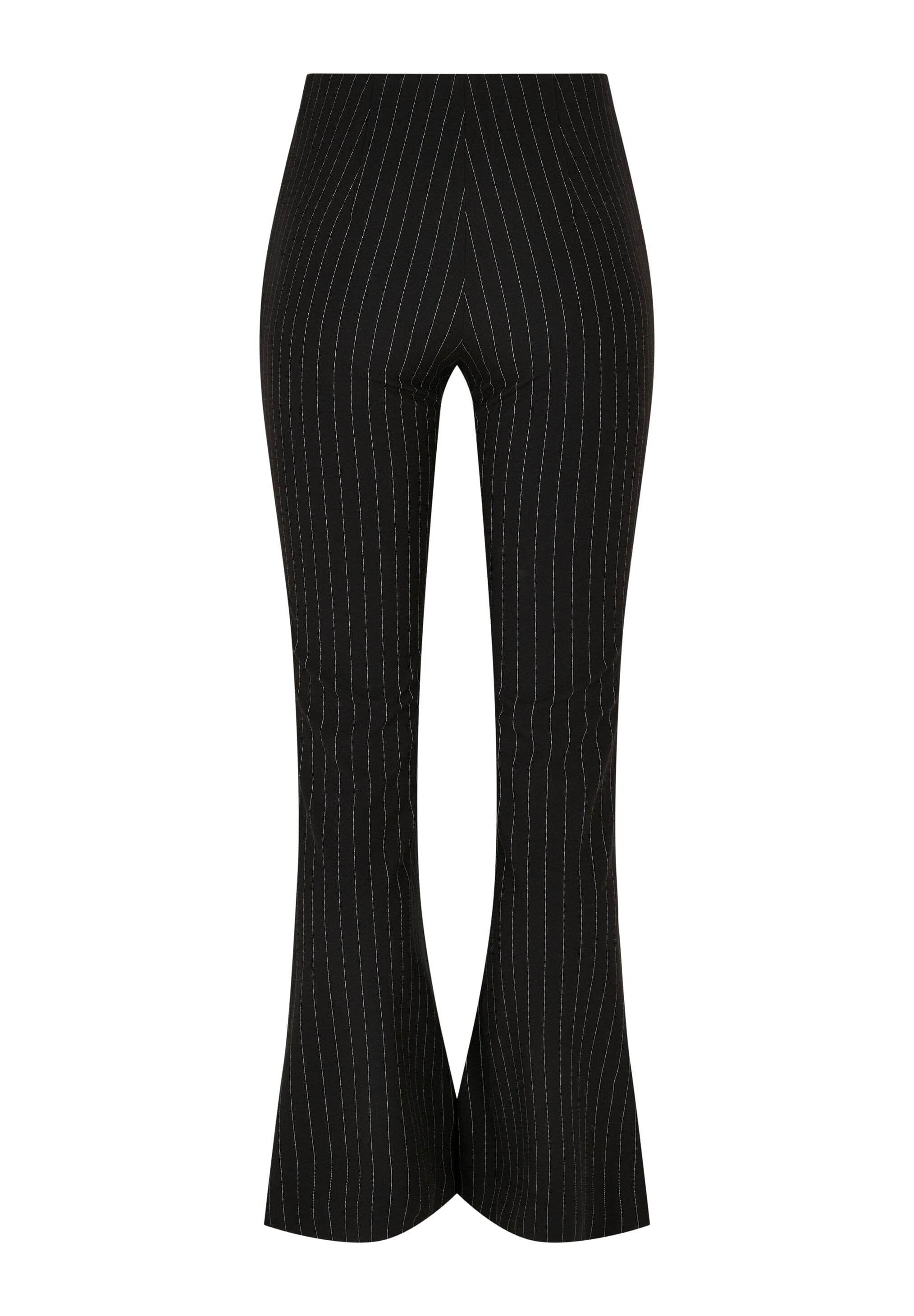 Urban Classics LADIES FLARED PIN STRIPE PANTS