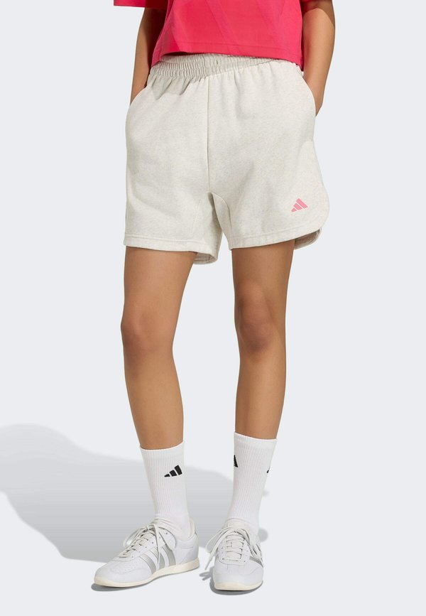 adidas Sportswear Tracksuit bottoms - chalk white melange