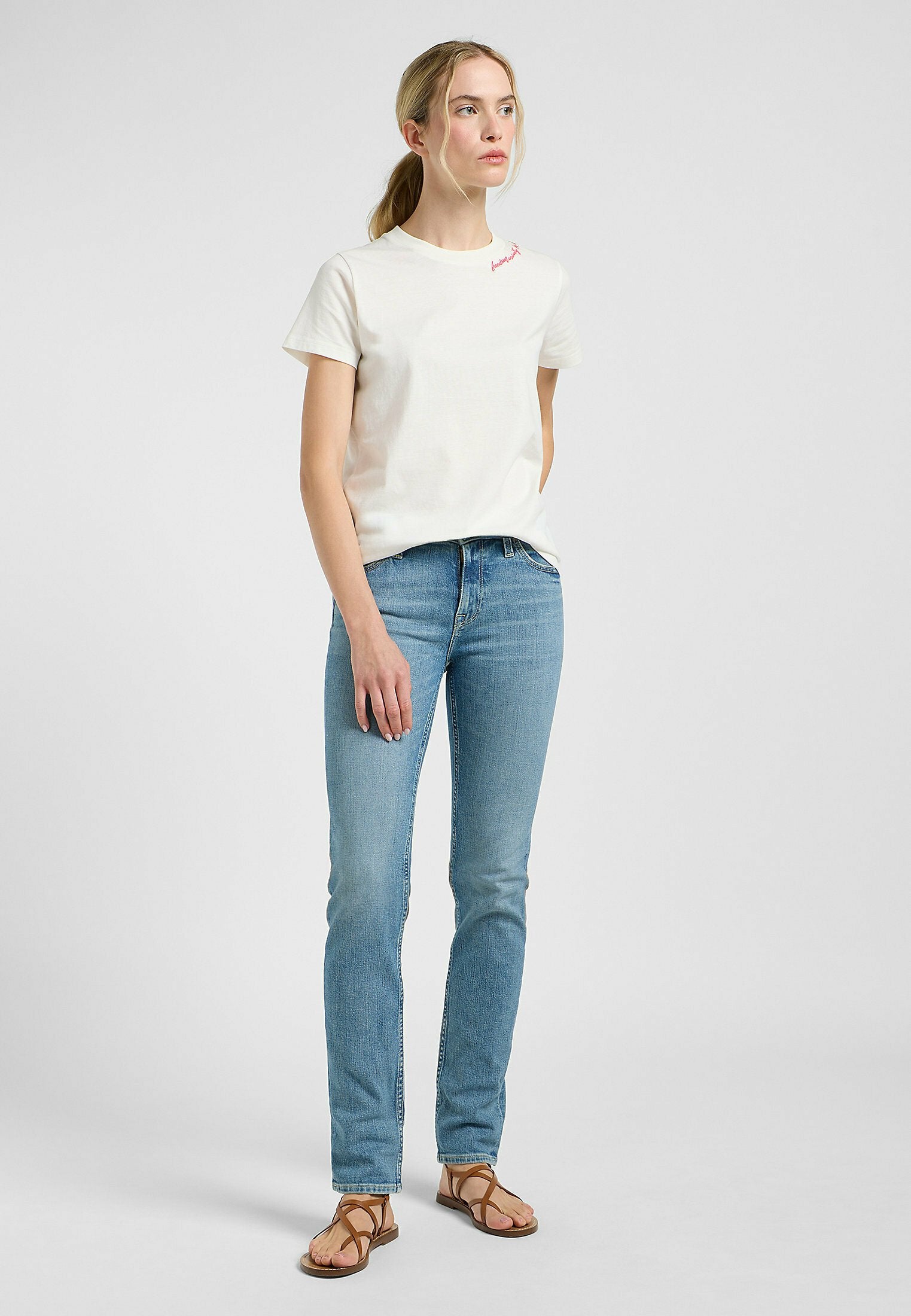 Lee SHORT SLEEVE LITTLE EMBROIDERY REGULAR FIT