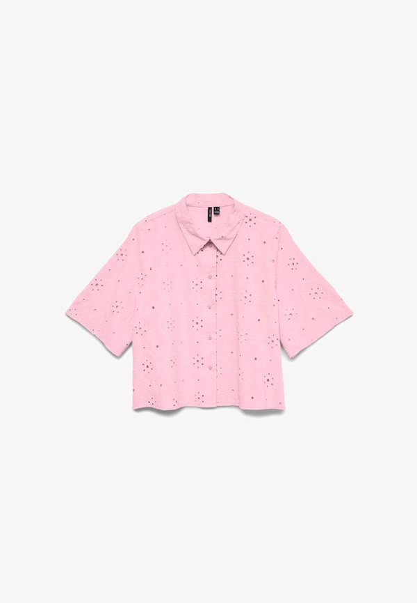 Vero Moda VMELIZA - Button-down blouse - pink-a-boo