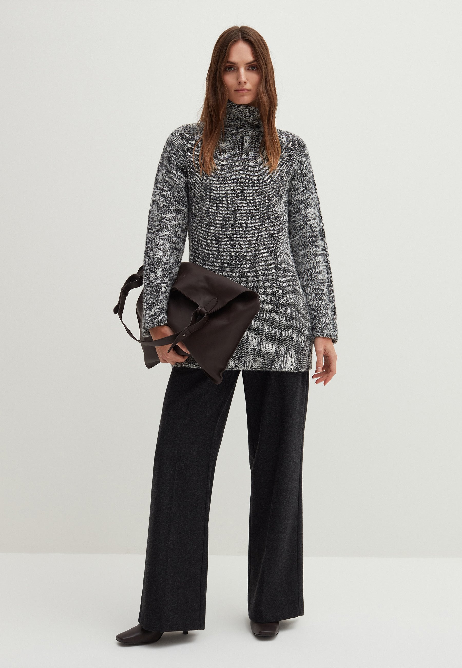Stefanel LONG WITH SLUB WEAVE