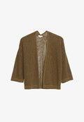 s.Oliver STRICKJACKE - Cardigan - dunkelbraun