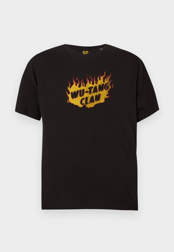Jack & Jones JORWUTANG CLAN TEE CREW NECK - Print T-shirt - black