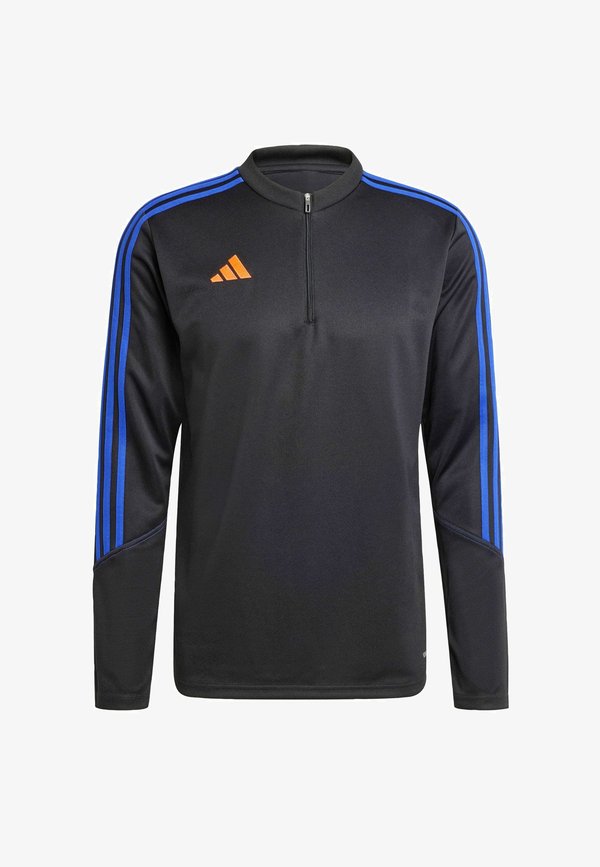 adidas Performance TIRO 23 CLUB TRAINING TOP - Long sleeved top - black   lucid blue