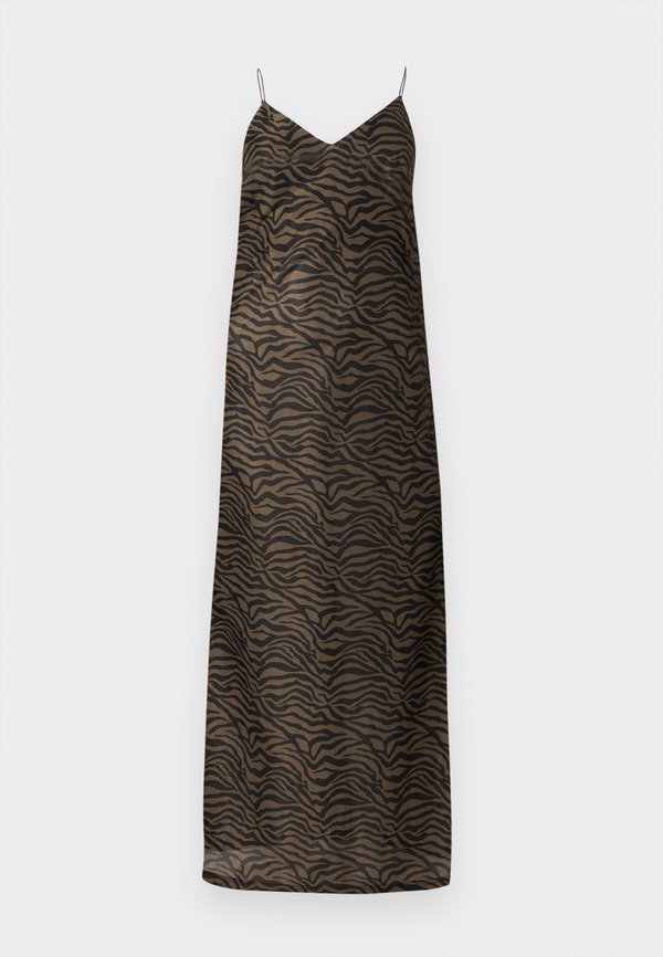ONLY ONLROSA SINGLET - Maxi dress - black/smokey olive