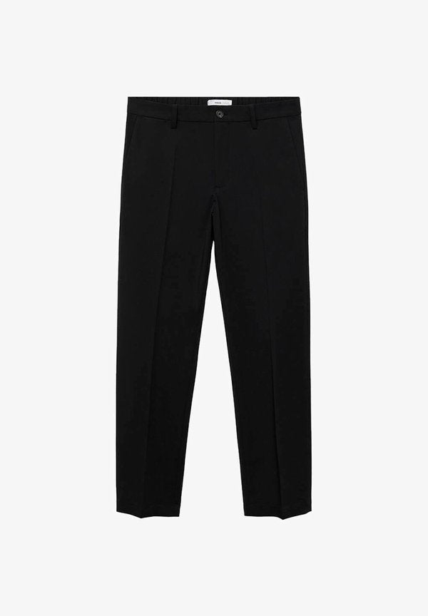 Mango STRETCH   - Chinos - black