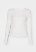 LONG SLEEVE CREW WITH SIDE RUCHING Media 1