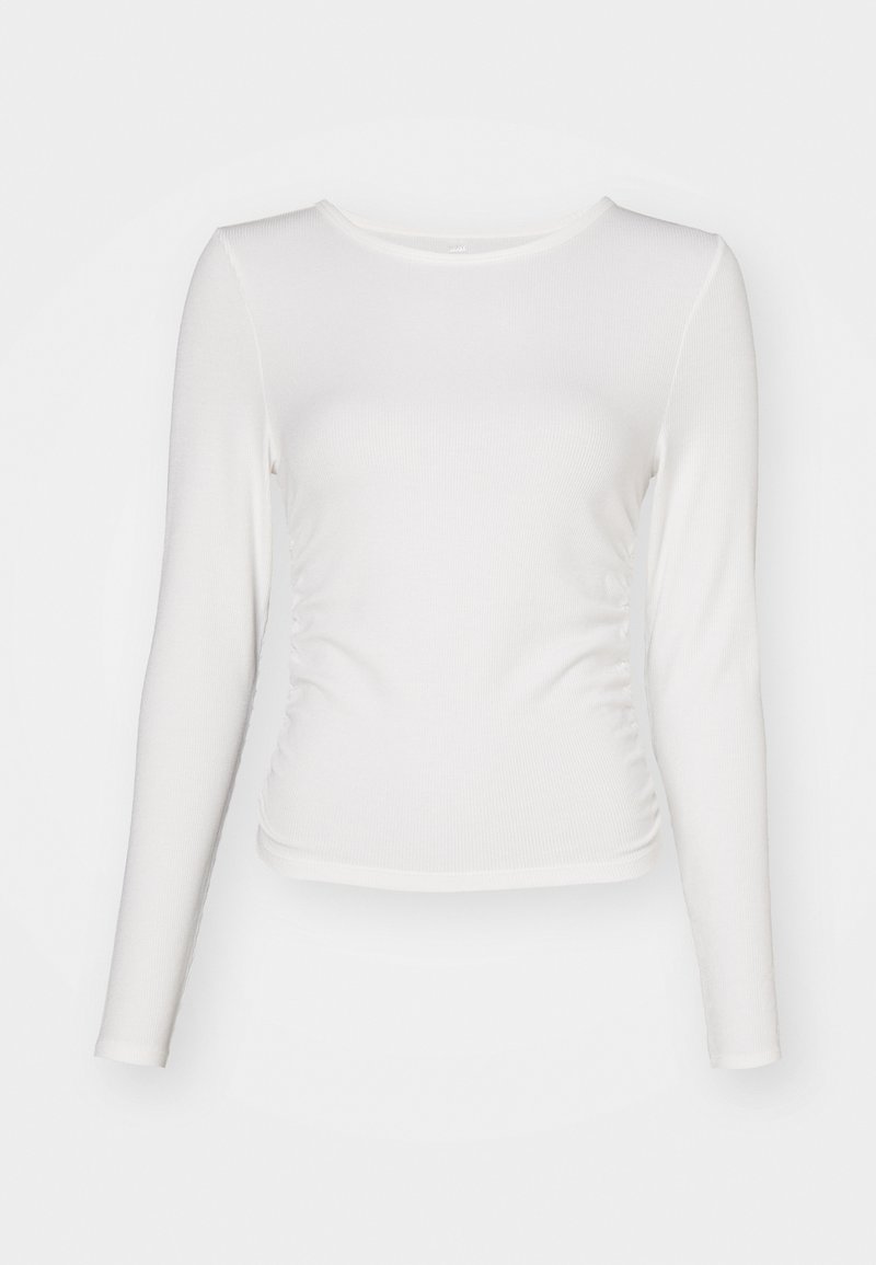 LONG SLEEVE CREW WITH SIDE RUCHING Media 1