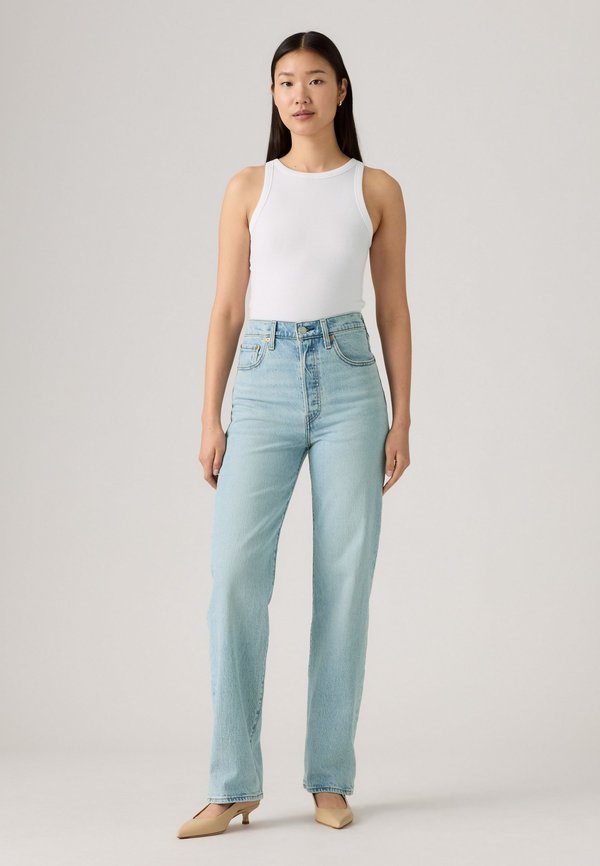 Levi's® RIBCAGE FULL LENGTH - Straight leg jeans - blasted stone clean psk