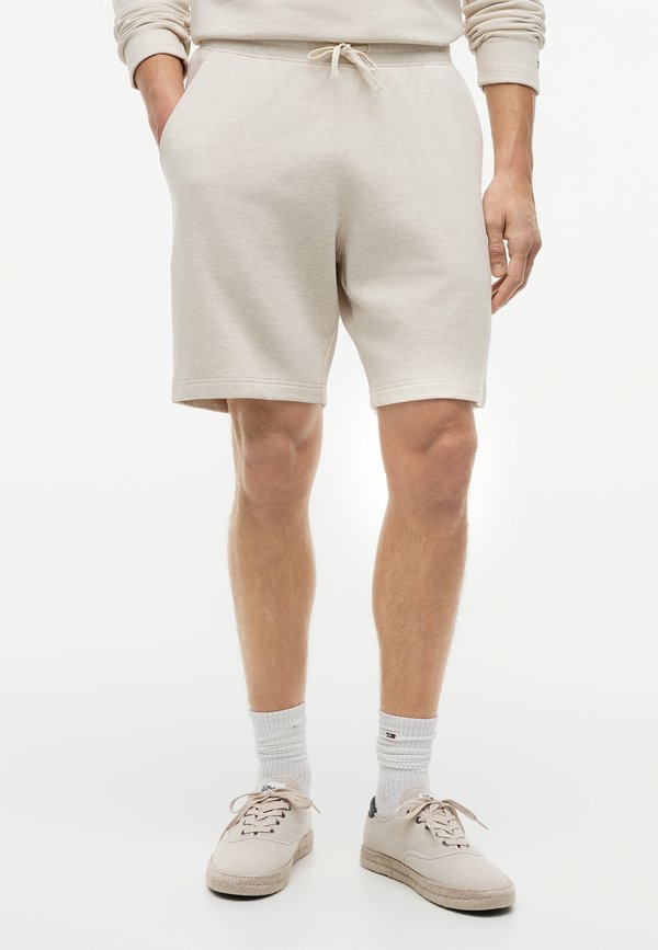 Tommy Hilfiger ESSENTIAL - Tracksuit bottoms - heathered oatmilk
