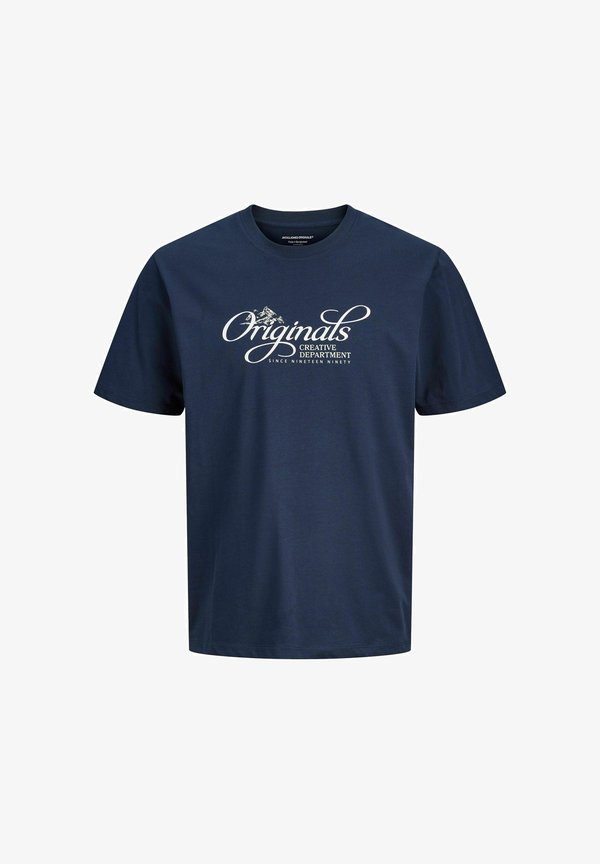 Jack & Jones Printed - Print T-shirt - navy blazer