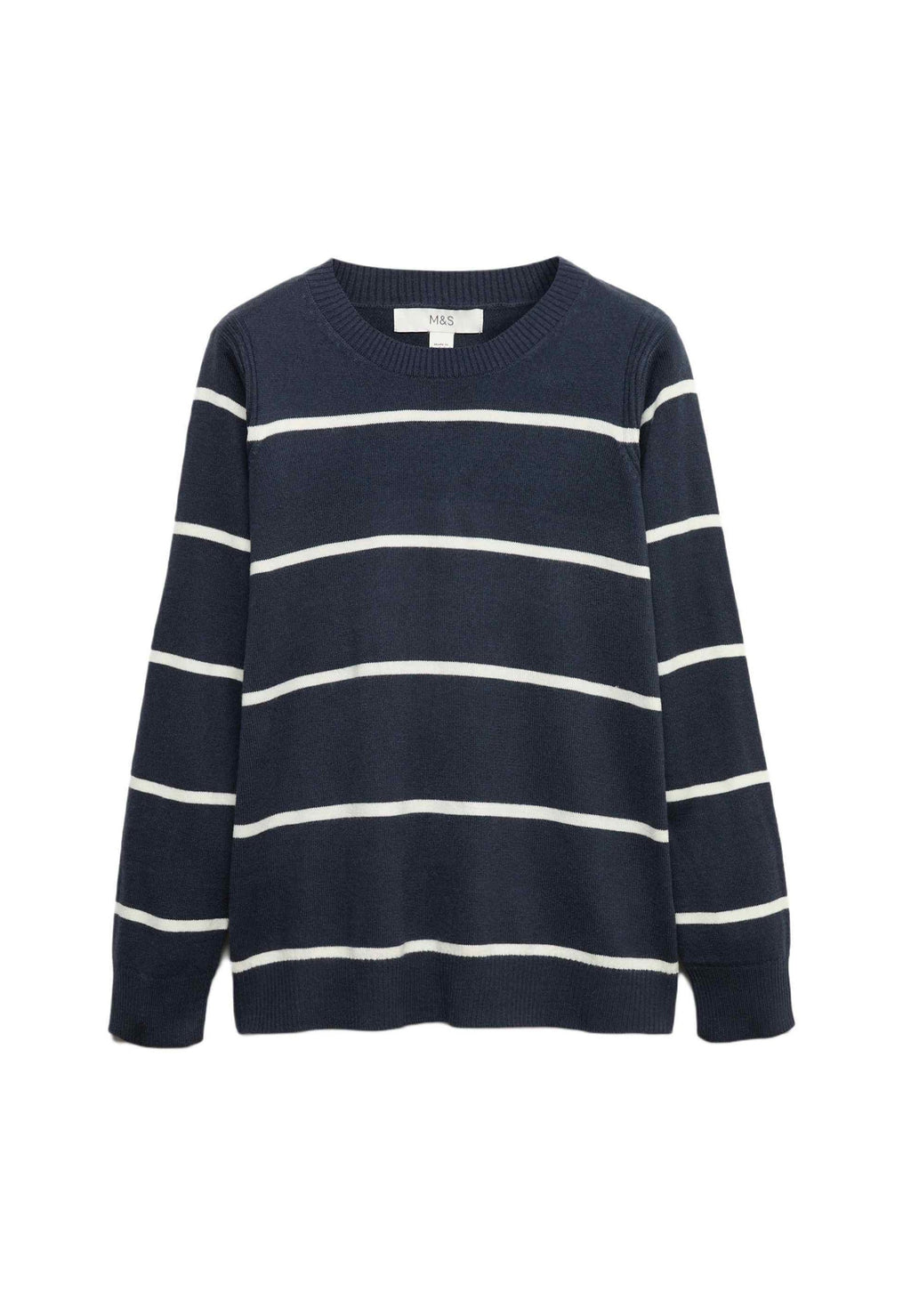 Marks & Spencer SUPERSOFT STRIPED CREW NECK
