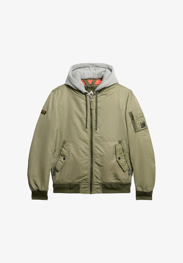 Superdry & Co MILITARY - Summer jacket - washed olive green
