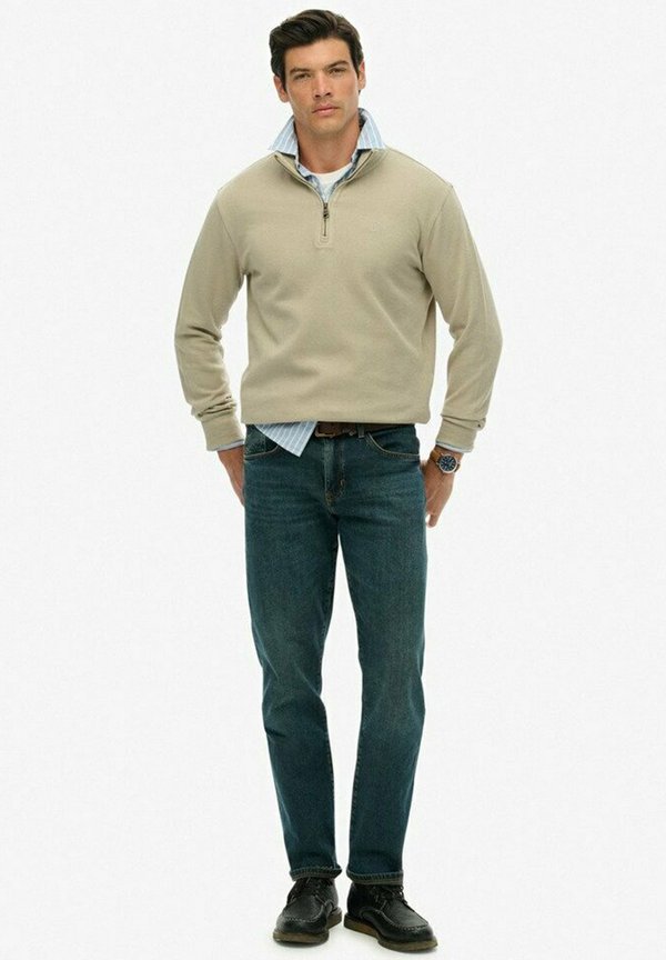 Superdry & Co HALF ZIP - Jumper - vintage khaki