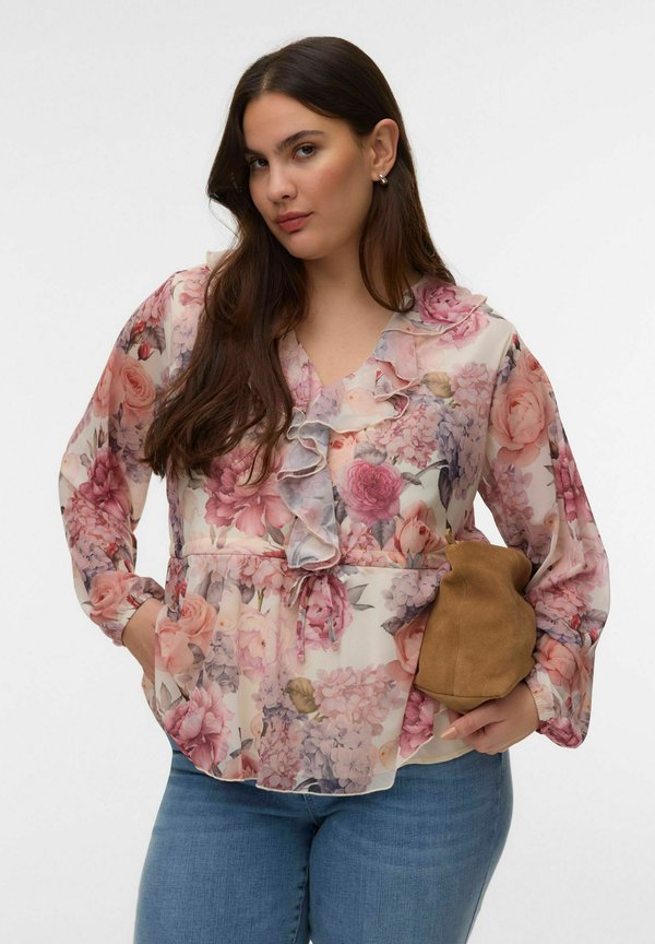Vero Moda Curve Peplum AWCBLAIR - Blouse - birch