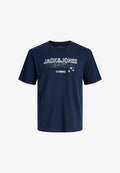Jack & Jones Printed - Print T-shirt - navy blazer
